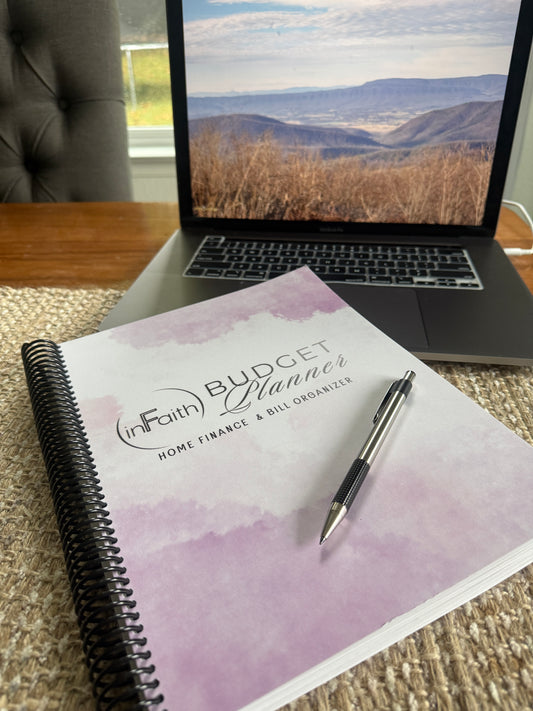 Faith & Finances Budget Planner | Christian Budget Journal for Women | Faith-Based Money Management Workbook